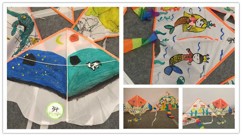 BBunion国际早教宜兴中心活动花絮：风筝彩绘DIY，放飞春的梦想