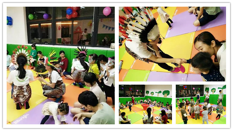 BBunion国际早教安溪中心活动花絮：疯狂原始人生日会