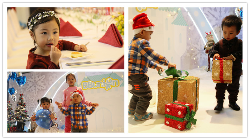 BBunion国际早教厦门世贸中心活动花絮：圣诞冰雪晚宴